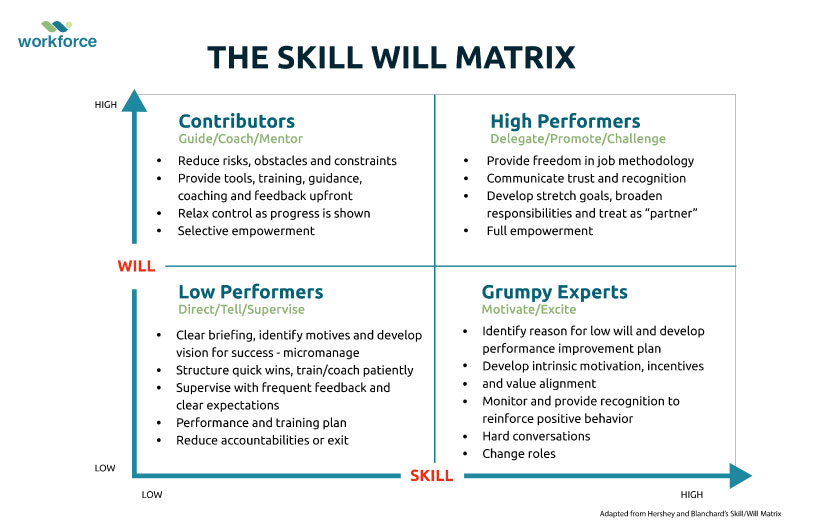 the skill will matrix