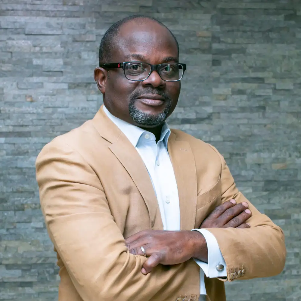 A professional image of the business director -Olasukanmi Adenuga